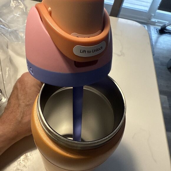 OWALA 32OZ FREESIP STAINLESS STEEL WATER BOTTLE - TANGY TANGO - Picture 10 of 11